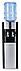 Кулер для воды AEL LK-AEL-47 BLACK/SILVER диспенсер напольный для офиса водораздатчик, фото 4