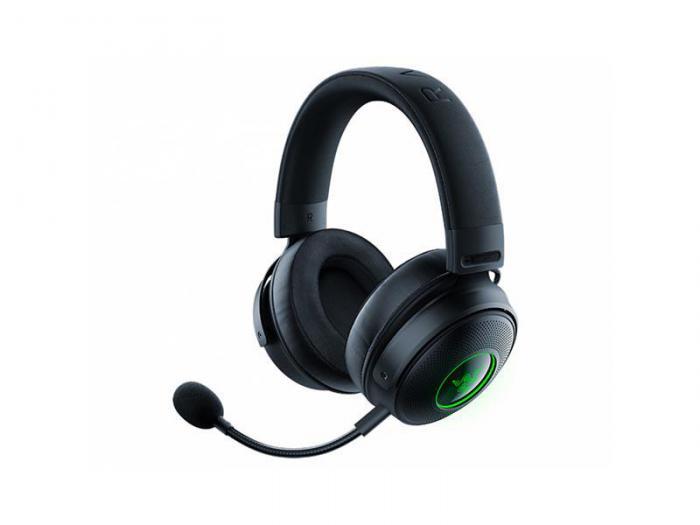 Наушники беспроводные большие игровые с микрофоном Razer Kraken V3 Pro RZ04-03460100-R3M1 - фото 1 - id-p198560904