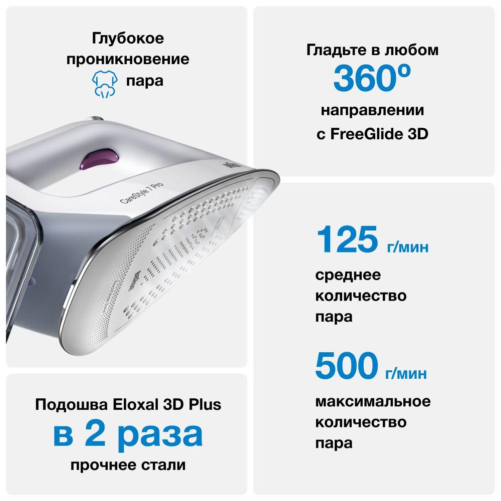 Утюг Braun CareStyle 7 IS 7155 WH - фото 3 - id-p199235343