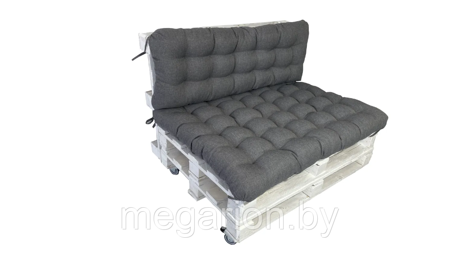Подушка для мебели 120*40 серая - фото 3 - id-p140990138