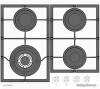 Варочная панель Hyundai HHG 6436 WG