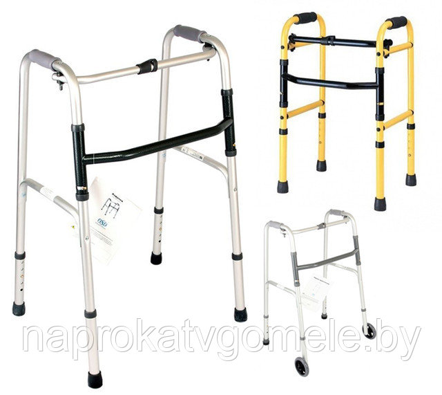 Ходунки для взрослых пожилых и инвалидов - фото 1 - id-p199239645