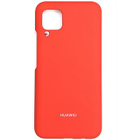 Силиконовый чехол Silicone Case красный для Huawei P40 Lite / Nova 7i / Nova 6 SE