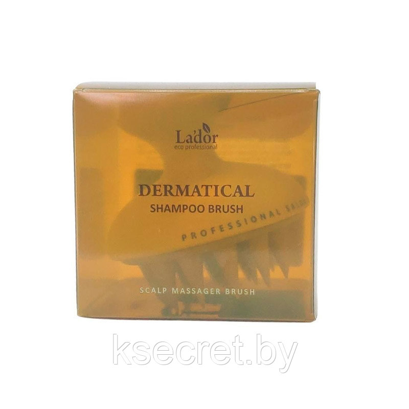 Массажная щётка для кожи головы Lador Dermatical Shampoo Brush - фото 2 - id-p199244182