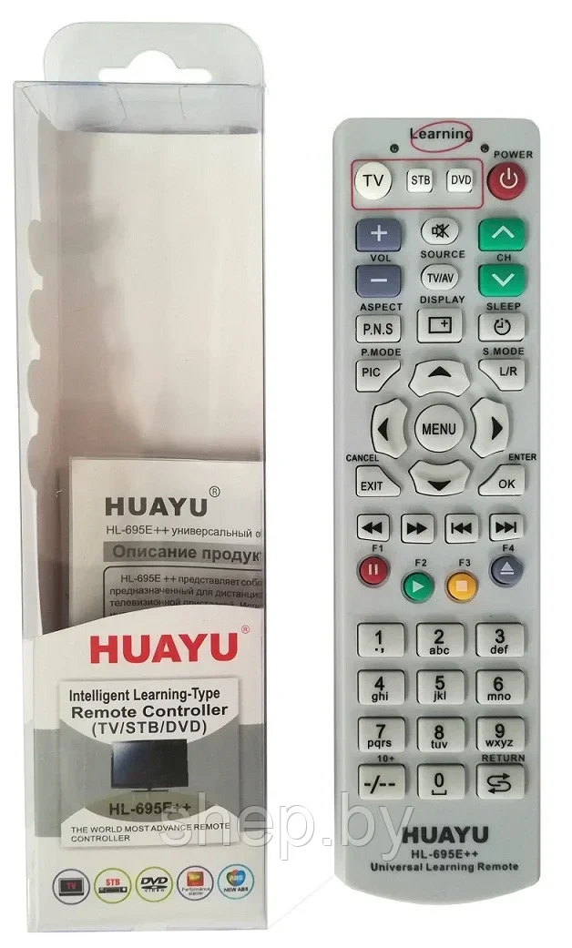 Пульт обучаемый Huayu HL-695E+ (TV/STB/DVD) с инструкцией - фото 6 - id-p199244189