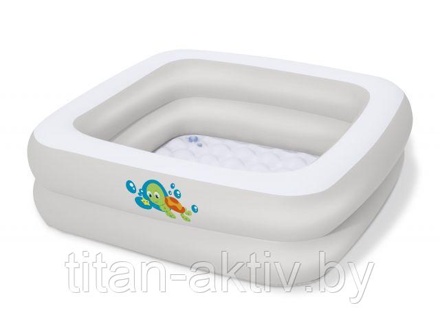 Надувной детский бассейн Scrub-a-Dub Babu Tub, 86x86х25 см, BESTWAY (от 0 до 3 лет)