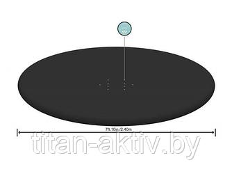 Тент-чехол для бассейнов Fast set/Easy set, 244 см, BESTWAY
