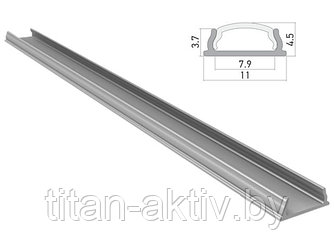 Профиль для светодиодной ленты гибкий PAL 1105 (2м) JAZZWAY (гибкий)