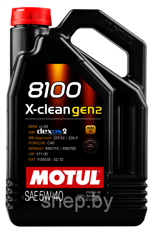 Моторное масло Motul 8100 X-clean gen2 5W40  5L