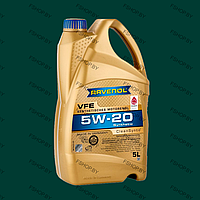 RAVENOL VFE 5W20 - 5 литров Cинтетическое моторное масло Бензиновое-Дизельное