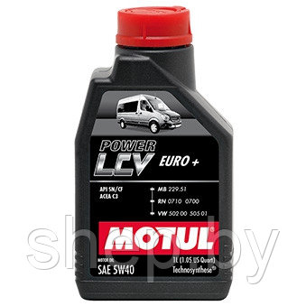Моторное масло Motul Power LCV Euro+ 5W40 5L - фото 1 - id-p199244969