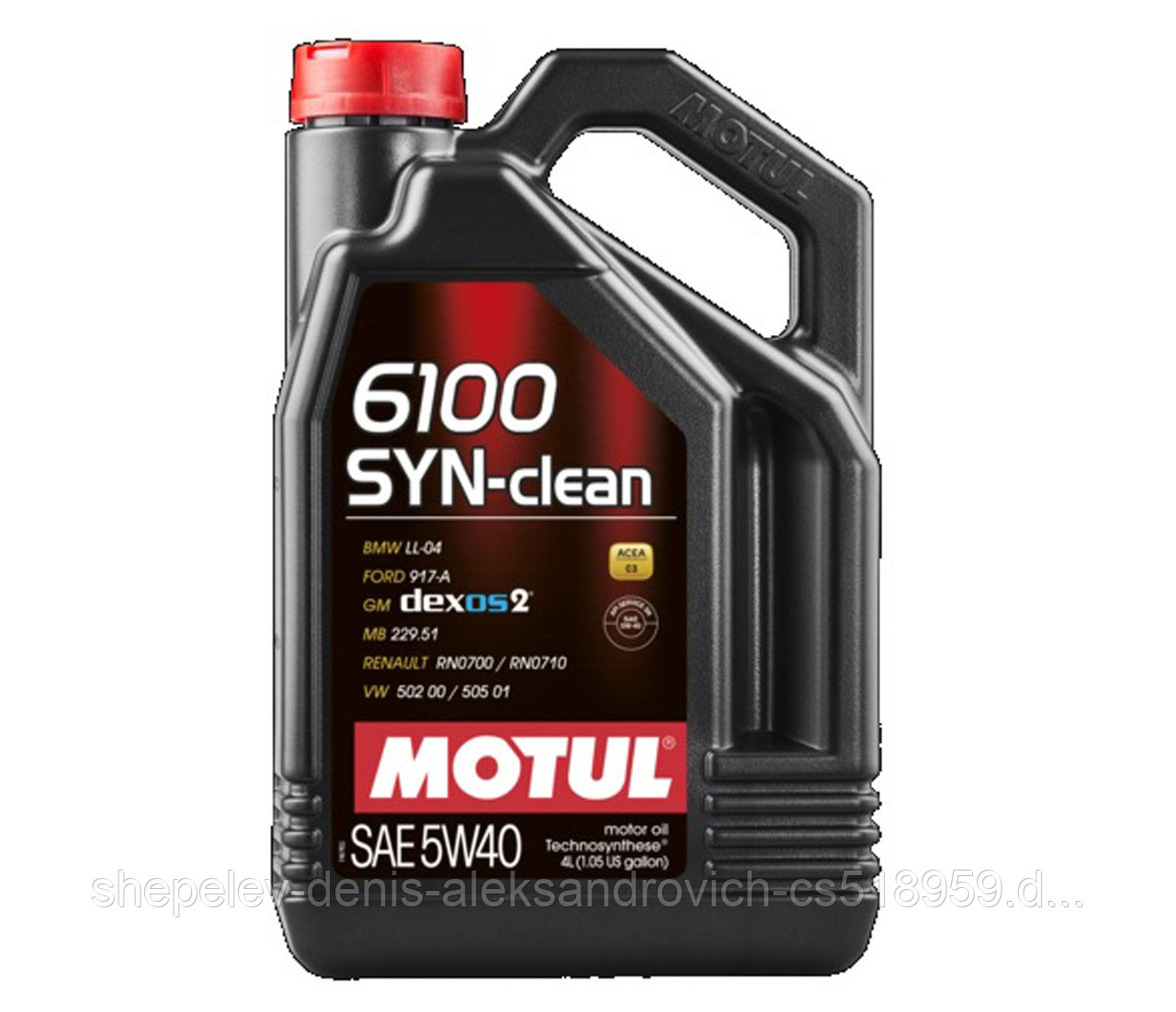 Моторное масло Motul 6100 Syn-Clean 5W40  4L