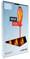 Набор диэлектрических отверток WITTE MAXX VDE 5 пр. SL/PZ1+2