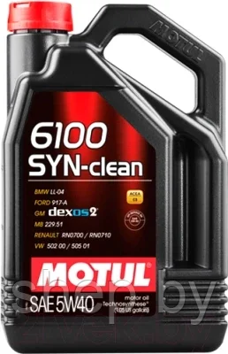 Моторное масло Motul 6100 Syn-Clean 5W40 5L - фото 1 - id-p199245432