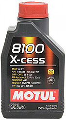 Моторное масло Motul 8100 X-cess 5W40  1L