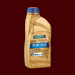 RAVENOL VMO 5W40 - 1 литр — Cинтетическое моторное масло — Бензиновое-Дизельное