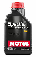 Моторное масло Motul Specific 505 01 502 00 505 00 5W40 1L