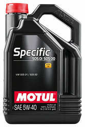 Моторное масло Motul Specific 505 01 502 00 505 00 5W40  5L