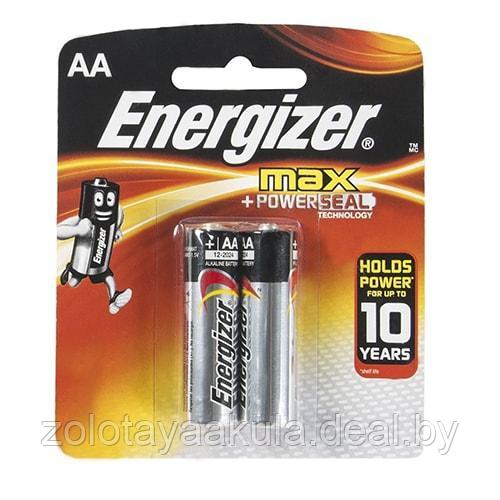 Батарейка Energizer Max LR6 AA 2шт - фото 1 - id-p199245704