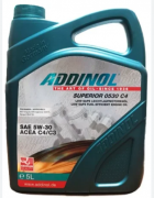 Моторное масло Addinol Superior 0530 C4 5W-30 5л - фото 1 - id-p199246094
