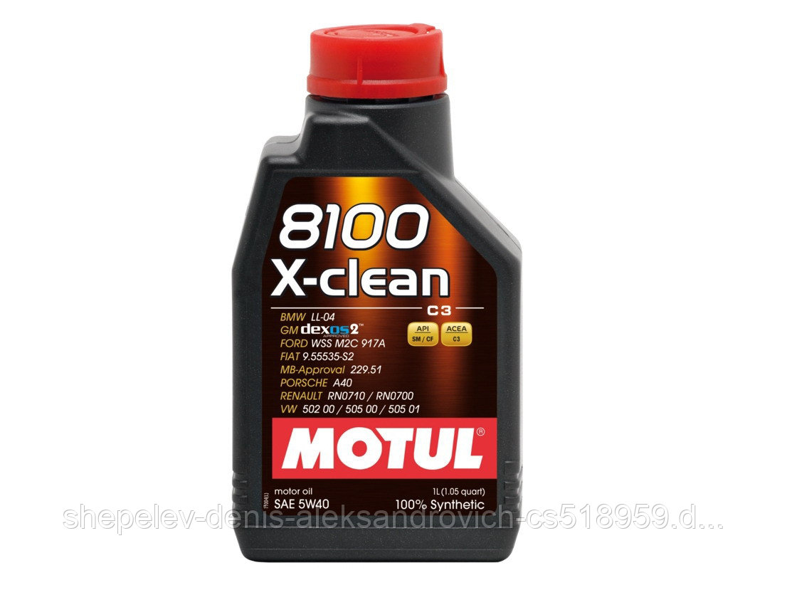 Моторное масло Motul 8100 X-clean 5W40 1L