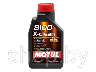 Моторное масло Motul 8100 X-clean 5W40  1L