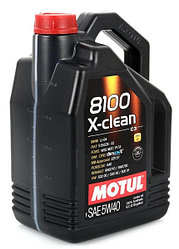 Моторное масло Motul 8100 X-clean 5W40  5L