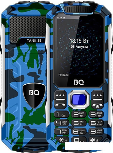 Мобильный телефон BQ-Mobile BQ-2432 Tank SE (камуфляж) - фото 1 - id-p199249256