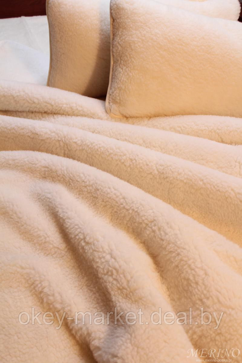 Одеяло  с открытым ворсом из шерсти австралийского мериноса TUMBLER .Размер 140х200