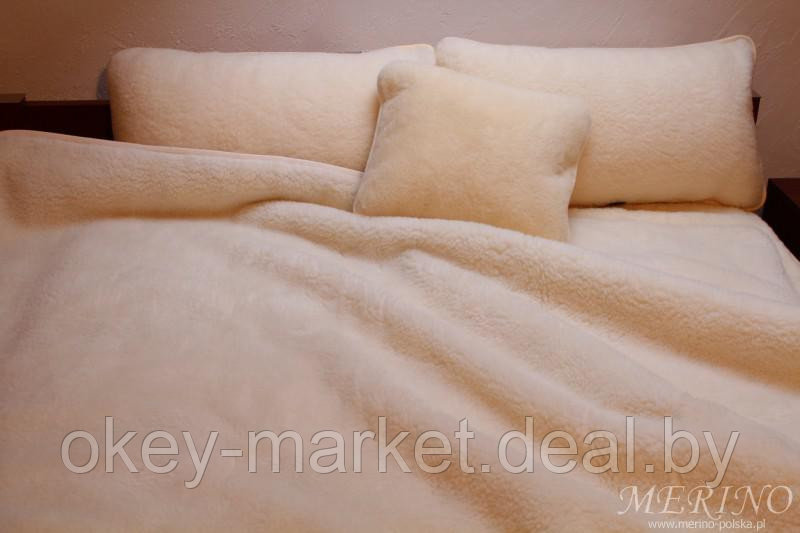 Одеяло  с открытым ворсом из шерсти австралийского мериноса TUMBLER .Размер 140х200, фото 2