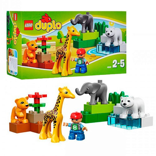 Конструктор Лего 4962 Зоопарк для малышей LEGO DUPLO