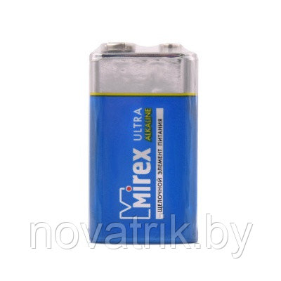 Батарея щелочная Mirex 6LR61 / Крона 9V S1