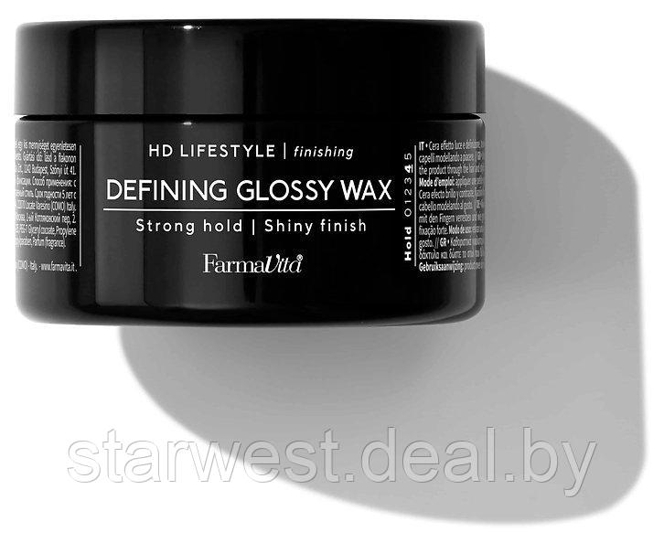 FarmaVita HD Life Style Glossy Wax 100 мл Воск глянцевый сильной фиксации для укладки волос - фото 2 - id-p199276625