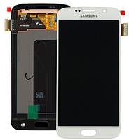 Экран (модуль) Samsung Galaxy S6 (G920) белый