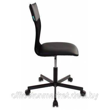 Кресло для персонала "Бюрократ CH-1399", экокожа, сетчатая ткань, металл, черный - фото 3 - id-p168819794
