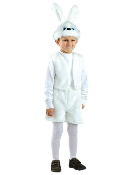Карнавальный костюм Заяц белый Арт. 106