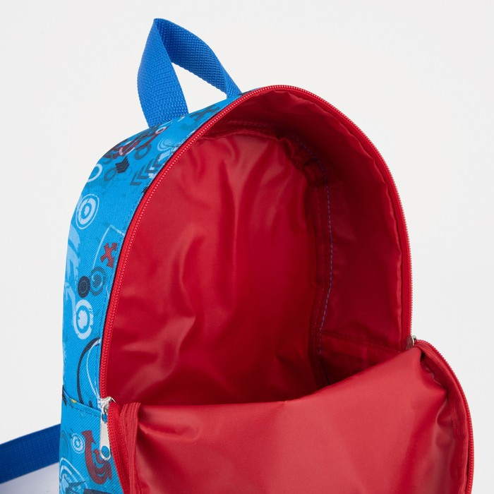 Рюкзак на молнии, цвет синий - фото 4 - id-p199280981