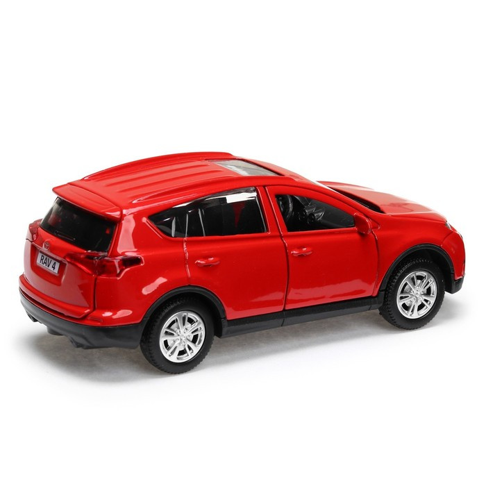 Машина металлическая TOYOTA RAV 4, 12 см, открывающиеся двери, инерционная, цвет красный - фото 3 - id-p199291983