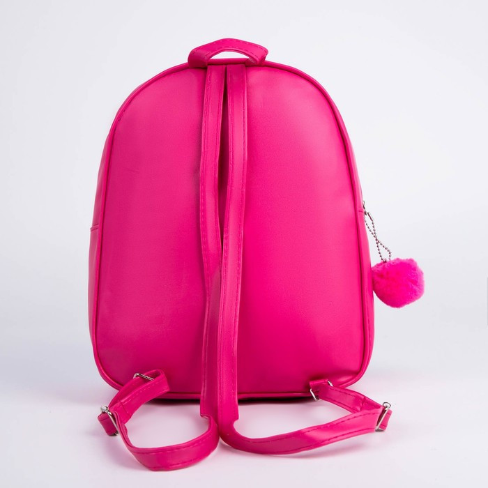 Рюкзак из искусственной кожи, детский «Мишка», с карманом из плюша. 27 х 23 х 10 см - фото 3 - id-p199281092