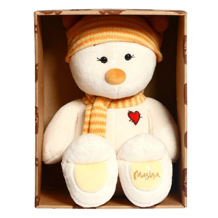 Мягкая игрушка «Медведь Masha» в шапке, 30 см - фото 6 - id-p199291026