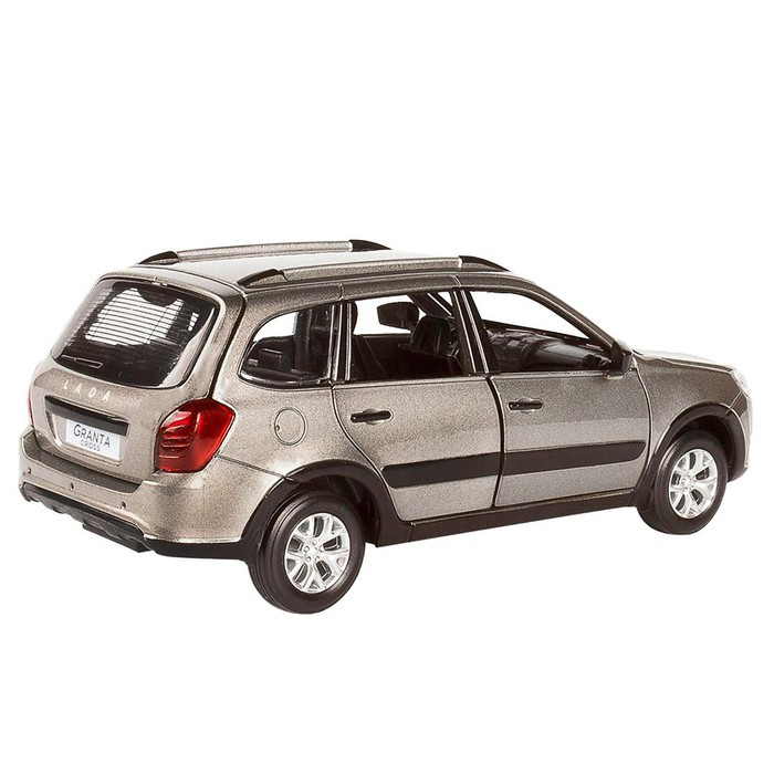 Машина металлическая «Lada» 1:24 инерция, цвет серый, открываются двери, капот и багажник, световые и звуковые - фото 4 - id-p199292058