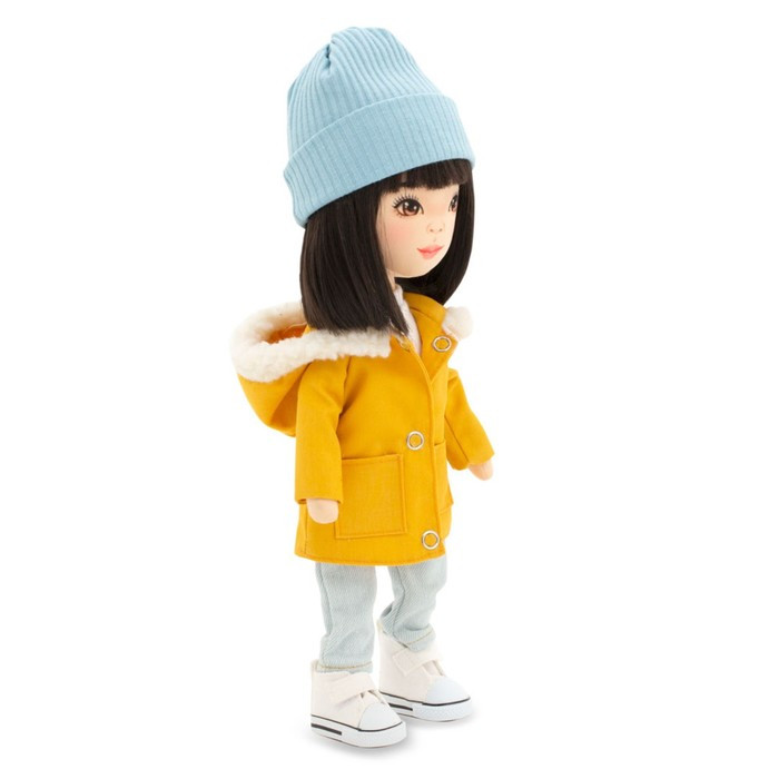 Мягкая кукла Lilu «В парке горчичного цвета», 32 см - фото 3 - id-p199286300