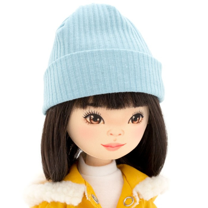 Мягкая кукла Lilu «В парке горчичного цвета», 32 см - фото 4 - id-p199286300