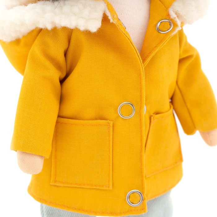 Мягкая кукла Lilu «В парке горчичного цвета», 32 см - фото 5 - id-p199286300