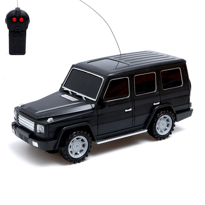 Джип радиоуправляемый «Гелик», работает от батареек, цвет чёрный - фото 1 - id-p199292084