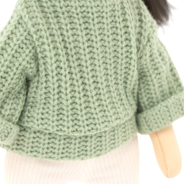 Мягкая кукла Lilu «В зеленом свитере», 32 см, серия: Весна - фото 8 - id-p199286309