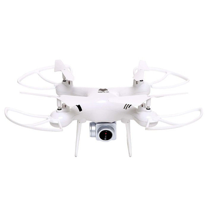 Квадрокоптер WHITE DRONE, камера 2.0 МП, Wi-Fi, цвет белый - фото 2 - id-p199296913