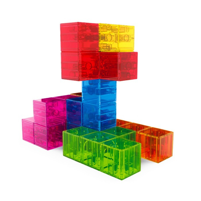 Конструктор магнитный «Магический куб», 7 деталей, 54 задания - фото 3 - id-p199288266
