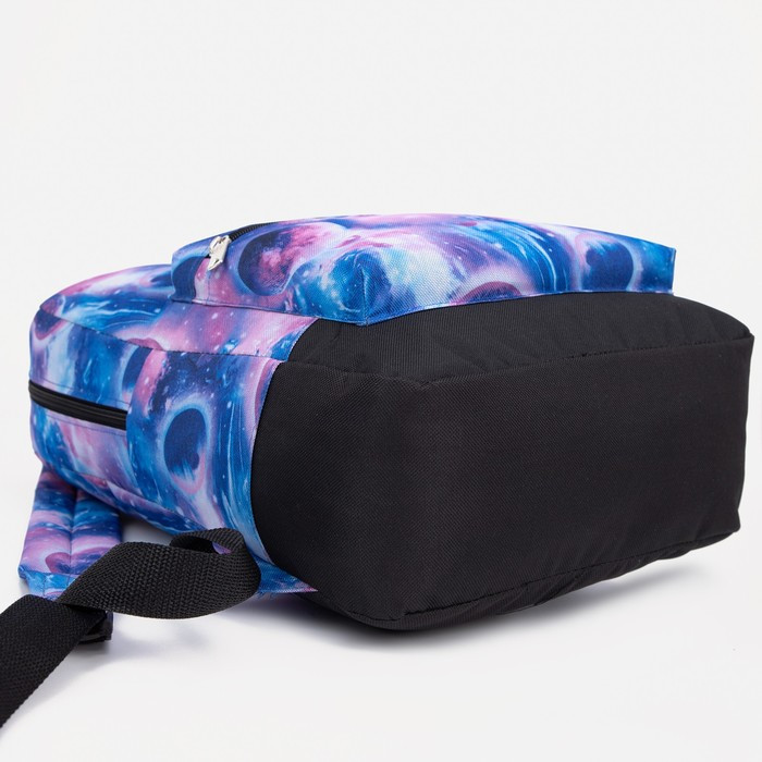 Рюкзак на молнии, наружный карман, цвет фиолетовый - фото 3 - id-p199281215