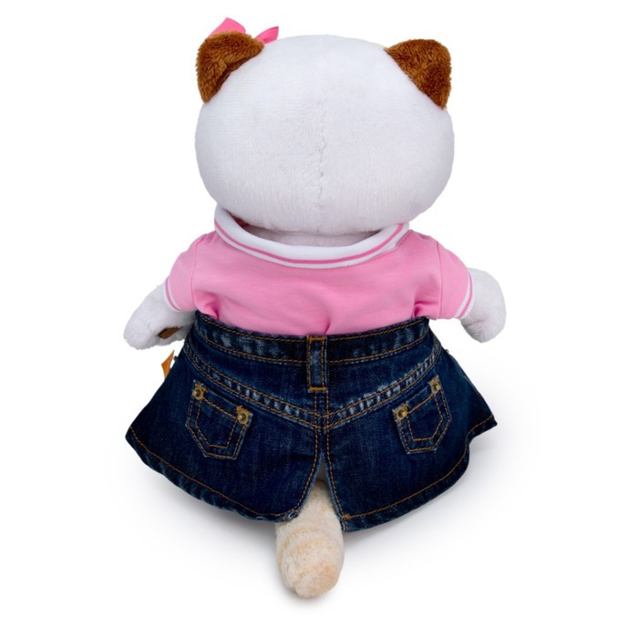 Мягкая игрушка «Ли-Ли в джинсовой юбке и футболке поло», 24 см - фото 6 - id-p199291132